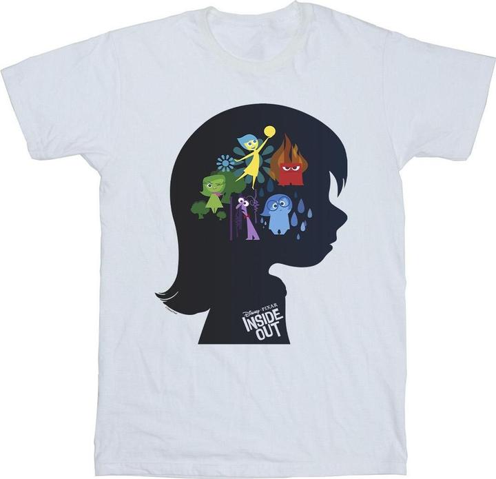 Actual product image Disney Mens Inside Out Head Silhouette T-Shirt (XL)