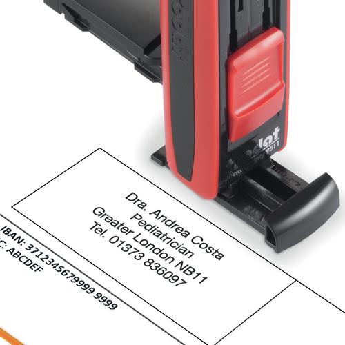 Produktbild Trodat Pocket Printy 9511 Schwarz/Rot
