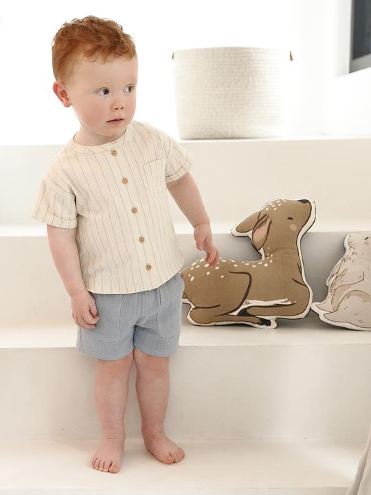 Immagine prodotto Vertbaudet Baby-Set: Hemd in Leinenoptik & Shorts (86)