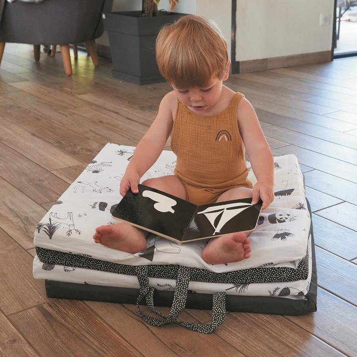 Image du produit Candide Tapis de jeu noir/blanc