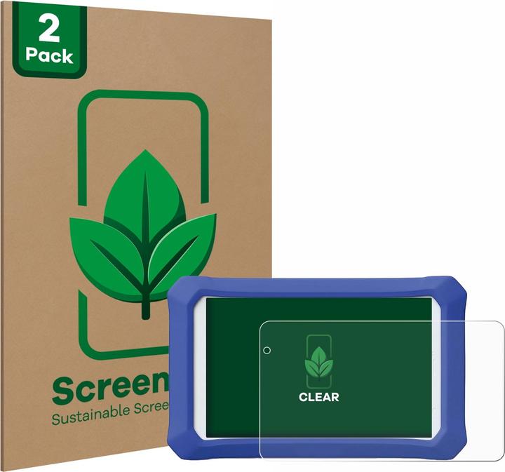 Actual product image ScreenLeaf Protective film sustainable screen protector screen protector film clear transparent (2 Piece, Clempad X Revolution)