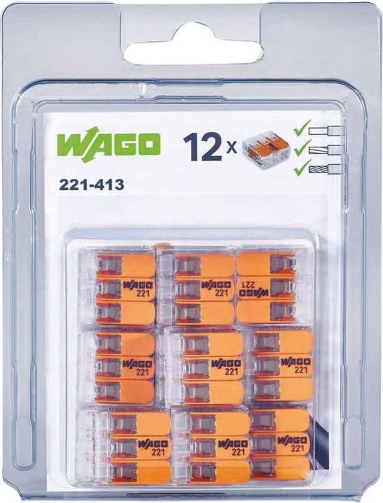 Actual product image Wago Connecting clamp COMPACT 221-413