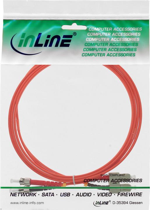 Actual product image InLine LWL Duplex cable (S/UTP, CAT6, 2 m)