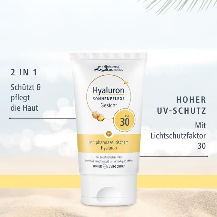 Actual product image Dr. Theiss Hyaluron Sun Care Face SPF 30, 50 ml CRE (Sun cream face, SPF 30, 50 ml)