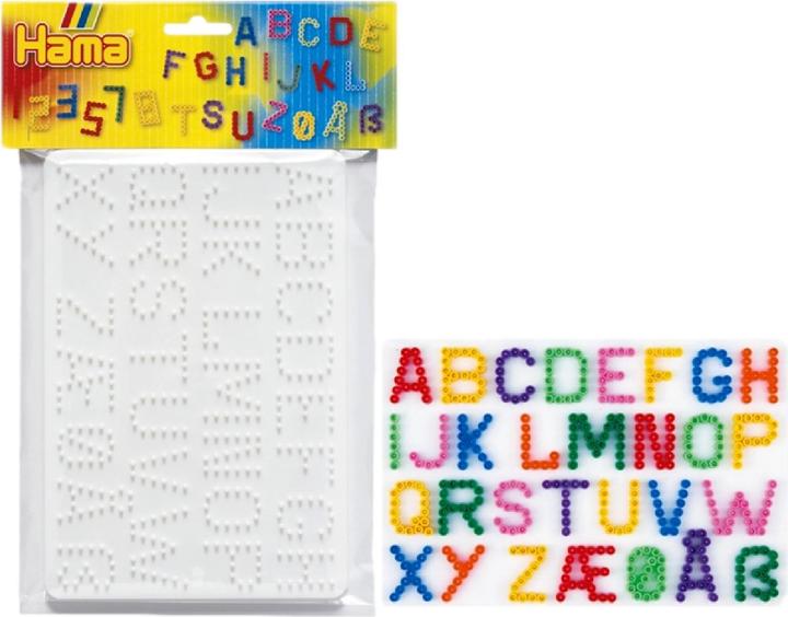 Actual product image Hama Perlen Letters and numbers