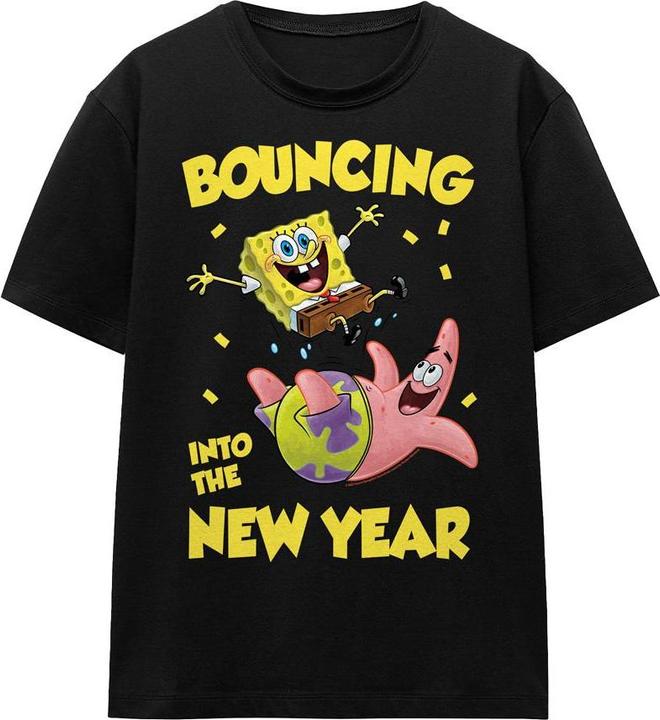 Produktbild Spongebob Squarepants Bouncing Into The New Year TShirt (XXL)