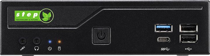 Produktbild Step PC Micro DS6012 inkl. Windows 11 Pro (6-Kern i5-12400 H610 8GB 256GB NVMe SSD 2x DP 1x HDMI) (Intel Core i5-12400, 8 GB, 256 GB, UHD Graphics 730)