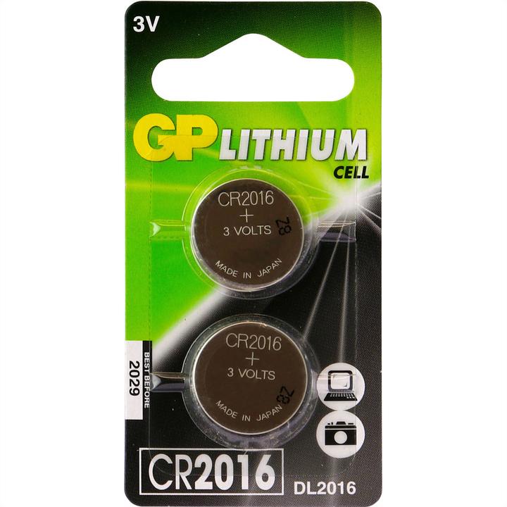 Immagine prodotto GP Batteries Batteria a bottone (2 pz., CR2016, 90 mAh)