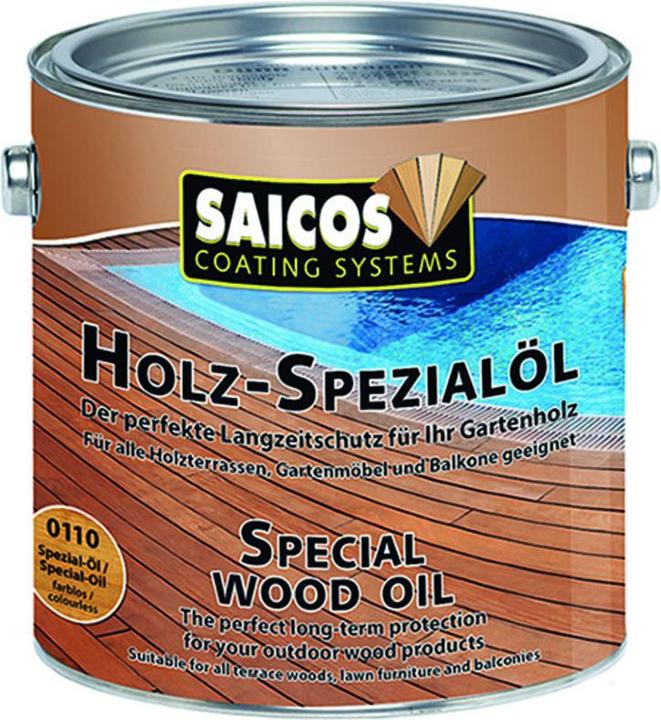Actual product image Saicos Special wood oil for terraces (Colorless, 2.50 l)