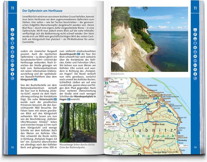 Actual product image Hiking guide Rügen, with Hiddensee and Fischland-Darss-Zingst, 55 tours with