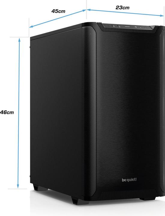 Produktbild Kiebel Gaming PC Silent Nighthunter AMD Ryzen 5 5500, 16GB DDR4, NVIDIA RTX 3060 12 GB, 1TB SSD, Windows 11 (ATX)