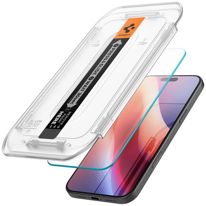 Spigen Glas.TR (1 Stück, Apple iPhone 16 Pro)