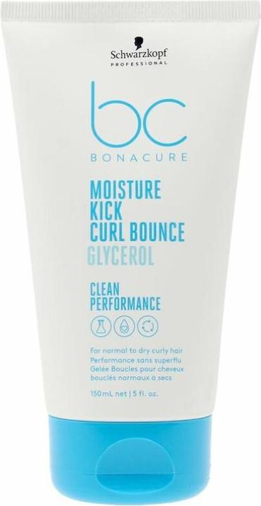 Schwarzkopf Feuchtigkeitscreme für lockiges Haar Bonacure Moisture Kick Curl Bounce (150 ml) (Haarpaste, 150 ml)