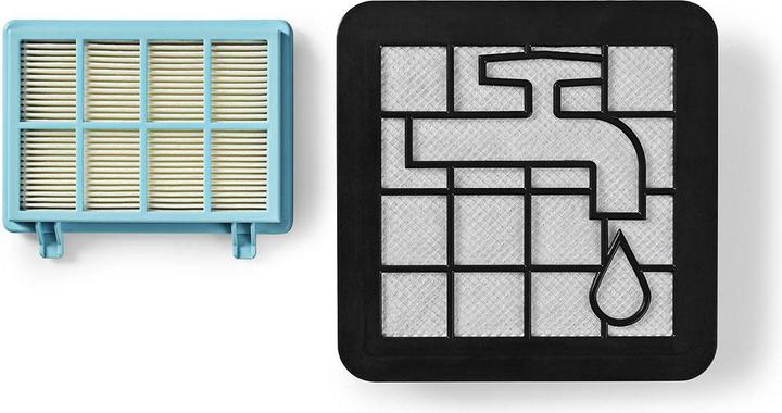 Produktbild Nedis HEPA Filter Set Ersatz für: Philips FC8010/01 / FC9331/09 / FC9332/09 Schwarz/Weiss Weiss/Schw