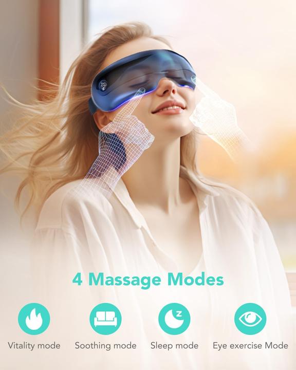 Actual product image SKG E3 Pro eye and temple massager with viewing window