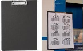 Actual product image Maul Clipboard cardboard with 2 neodymium magnets DIN A4 black (23 x 32 cm)