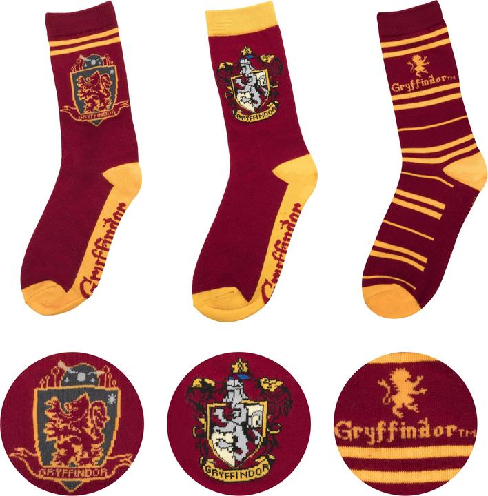 Produktbild Cinereplicas Harry Potter: Gryffindor (3er Pack, One Size)