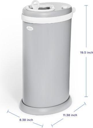 Produktbild Ubbi Windeleimer aus Edelstahl grau