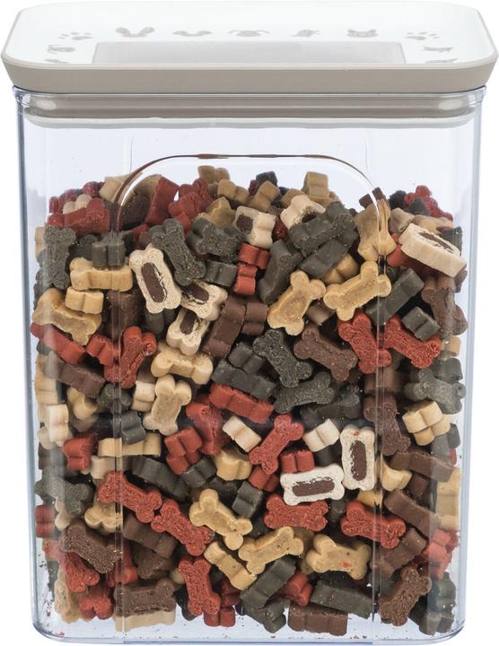 Actual product image Trixie 24669, Pet food storage jar, Plastic, Transparent, Monotone, Freestanding, 2.2 L
