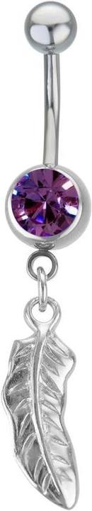 Bijouteria Bauchpiercing (Edelstahl, Messing, Kristall)