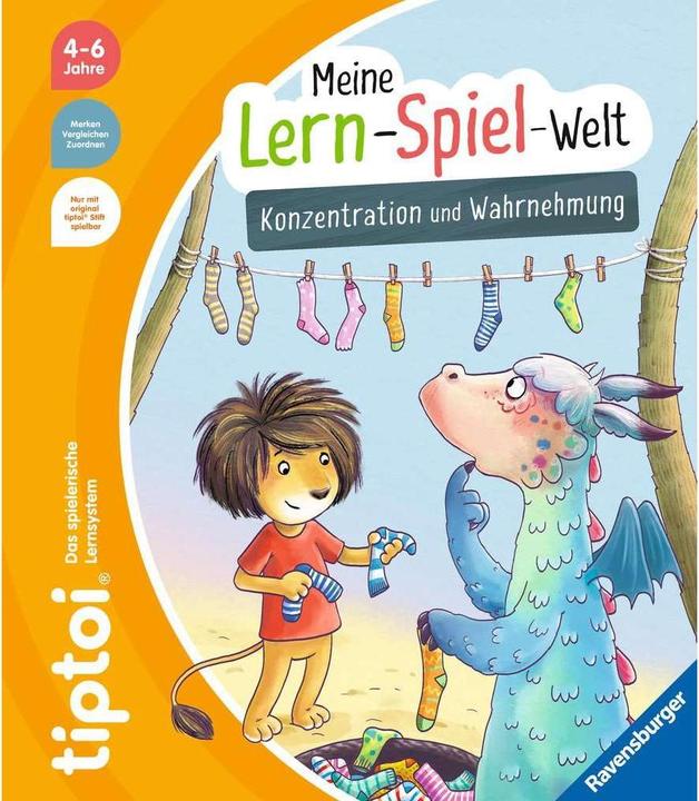 tiptoi Meine Lern-Spiel-Welt: Konzentration und Wahrnehmung (Allemand, Helen Seeberg, Antje Hagemann, 2023)