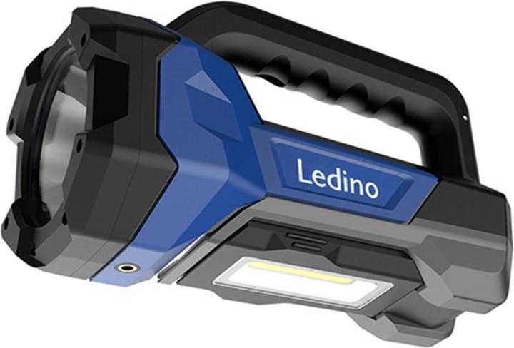 Ledino LED oplaadbare handlamp Wahren mobiel licht 1000lm, Li-ion batterij 3,65 V / 8 Ah (1 lm)
