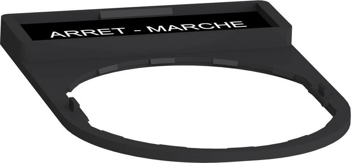 Actual product image Schneider Electric Shield bearer with ARRET-MARCHE shield