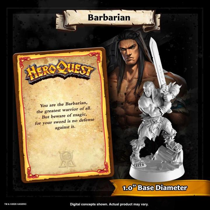 Actual product image Hasbro Gaming HeroQuest (French)