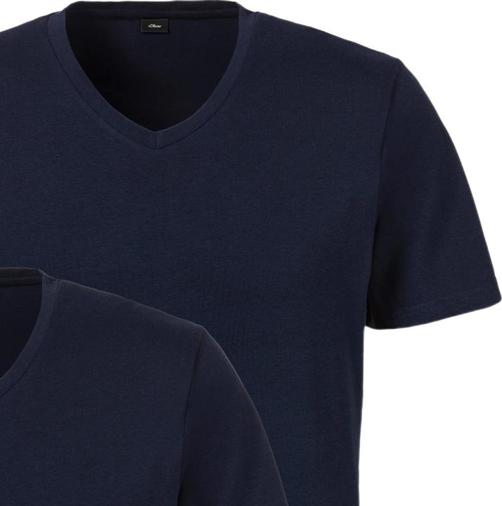 Produktbild S.Oliver 4er Pack Basic Unterhemd / Shirt Kurzarm (M)