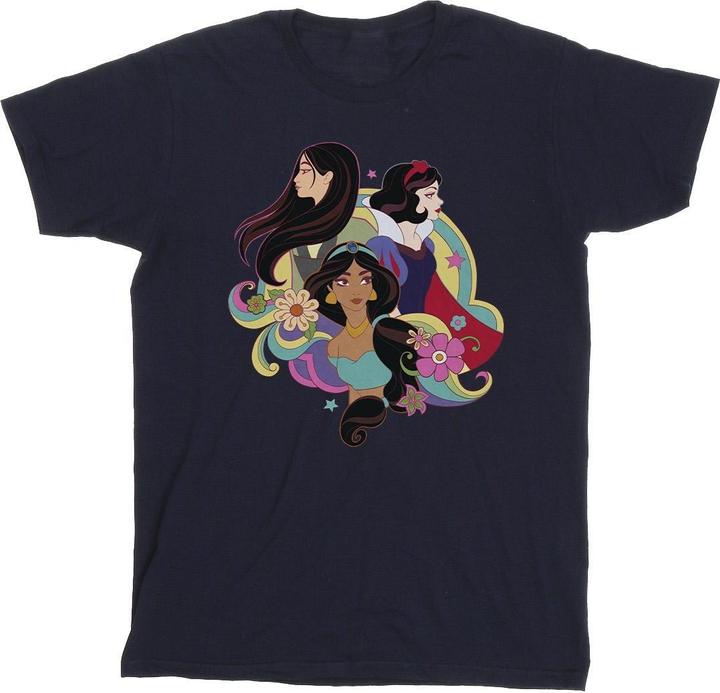 Actual product image Disney Mens Princess Mulan Jasmine Snow White T-Shirt (XXL)