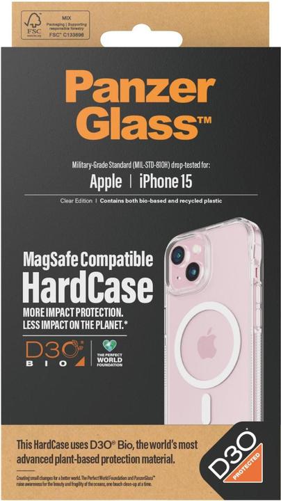 Produktbild PanzerGlass Hard Case (Apple iPhone 15)