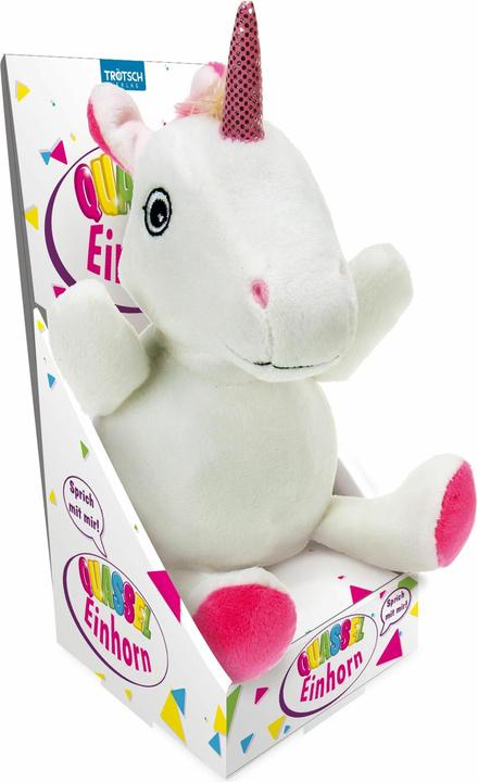Produktbild Quasseltier Einhorn, Kuscheltier, Plüschtier (10.90 cm)
