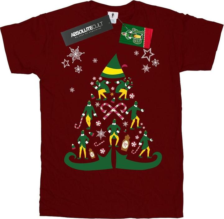 Immagine prodotto Elf Christmas Tree Maglietta Ragazzi (140, 146)