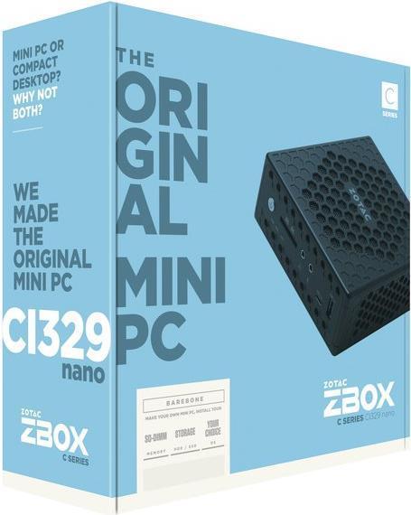 Actual product image Zotac Zbox CI329 Nano (Intel Celeron N4100)