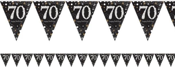 Produktbild Amscan Girlande 70 Jahre "Happy Birthday"