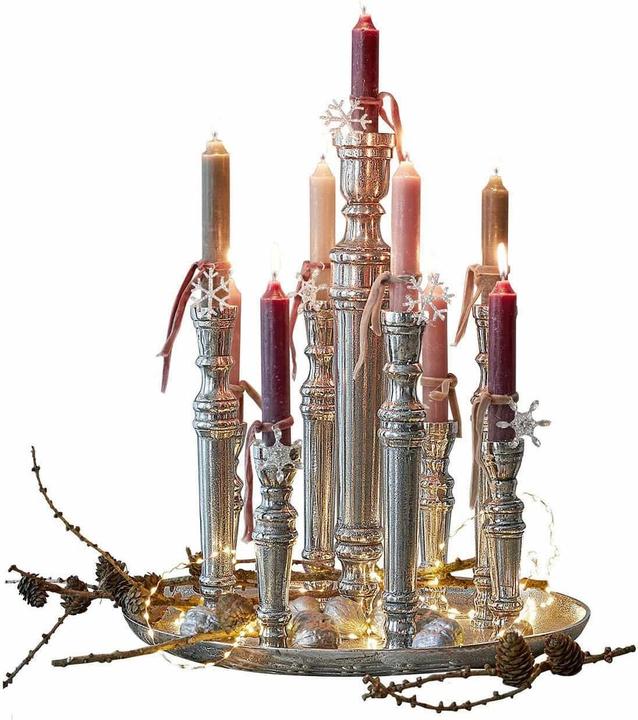 Immagine prodotto Loberon Candeliere Calcot in argento antico (42 x 38 cm)