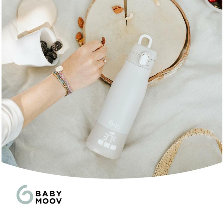 Image du produit Babymoov MOOV & FEED autonomous Bottle Warmer Mineral beige
