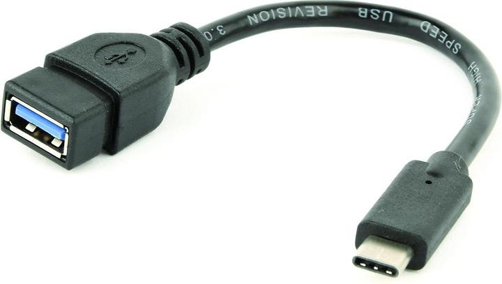 Actual product image Gembird A-OTG-CMAF3-01 USB Type-C USB Type-A Black Cable Interface/Adapter (0.20 m, USB 3.0)