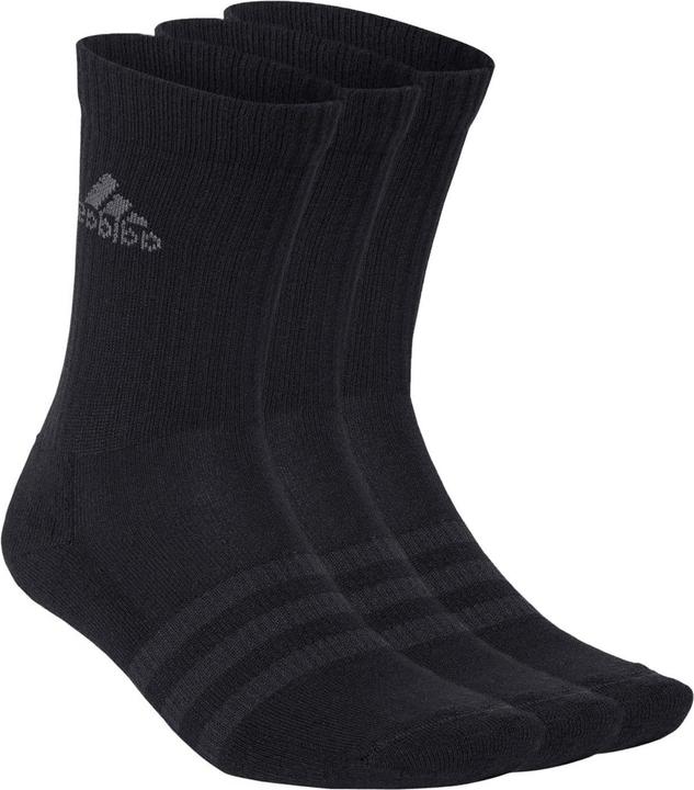 Actual product image adidas Unisex Adult Cushioned Crew Socks (Pack of 3) (pack of 3, S)