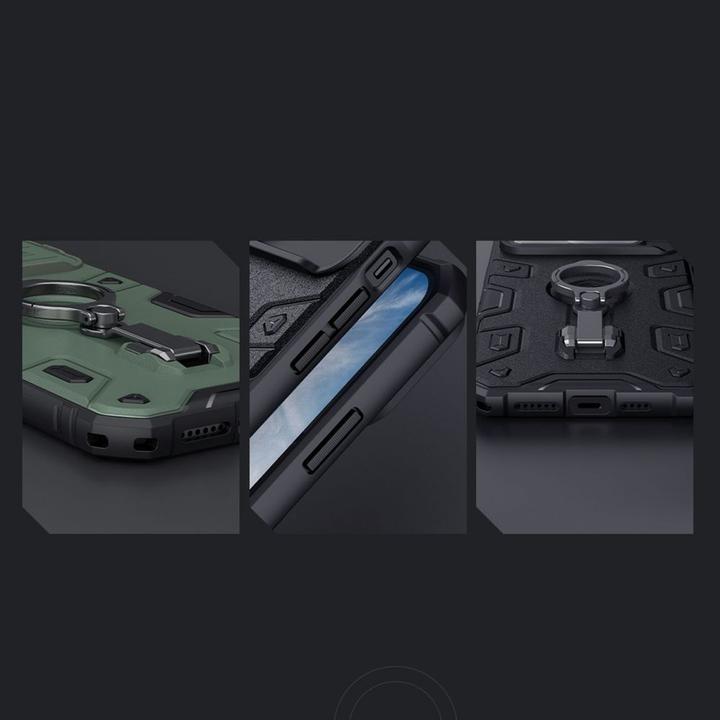 Image du produit Nillkin CamShield Armor Pro Magnetic Case for iPhone 14 MagSafe armored cover stand black (Apple iPhone 14, Apple iPhone 13)