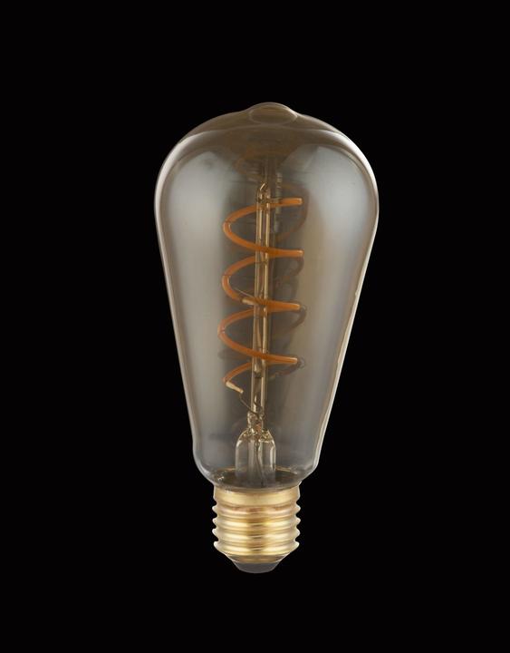 Actual product image Globo LED bulb brass 1xE27 LED Duban (E27, 4 W, 200 lm, 1 x, G)