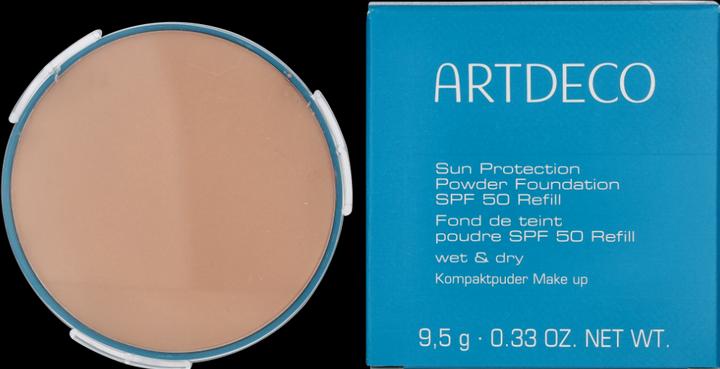 Artdeco Sun Protection Powder Foundation Refill SPF 50 9.5g 20 Cool Beige (Sonnencreme, SPF 50, 79 ml, 9.50 g)