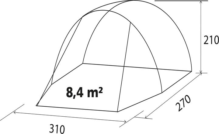 Actual product image Brunner Entrada (Awning, 10.50 kg, 1 person)
