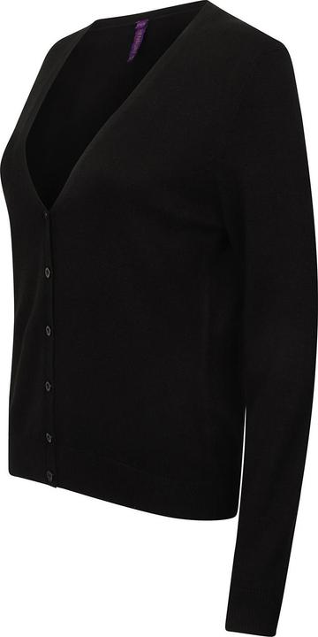 Actual product image Henbury Womens/Ladies Lightweight V Neck Cardigan (42 D)