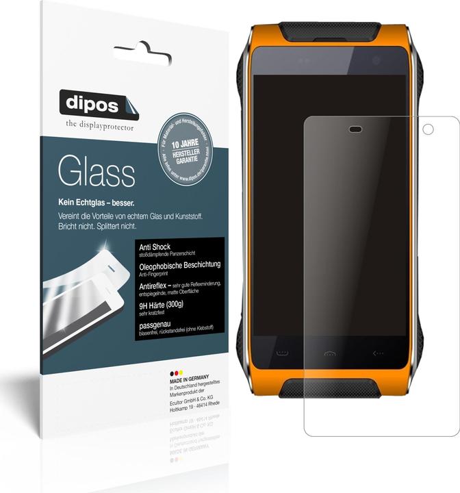 Actual product image Dipos Screen Protector Anti-Shock (2 Piece, Homtom HT20 Pro)