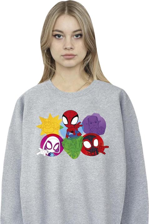 Image du produit - Sweat SPIDEY AND HIS AMAZING FRIENDS FACES - Femme (4XL)