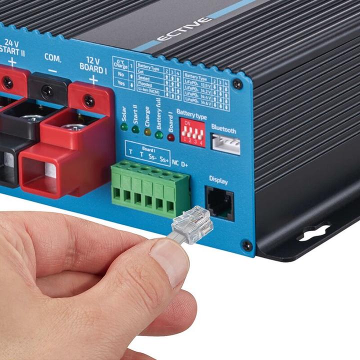 Image du produit Ective SBB60 Booster de charge 12V 60A avec régulateur de charge solaire 30A Camping-car AGM LiFePO4