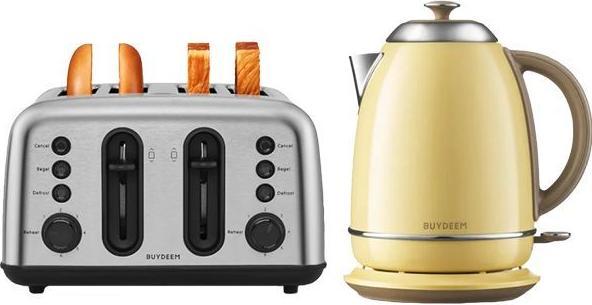 Immagine prodotto Buydeem Teapot Electric Kettle, model K640, color Mellow Yellow, EU (1.70 l)