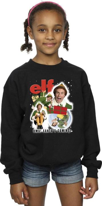 Actual product image Elf Girls Buddy Collage Sweatshirt (140, 146)