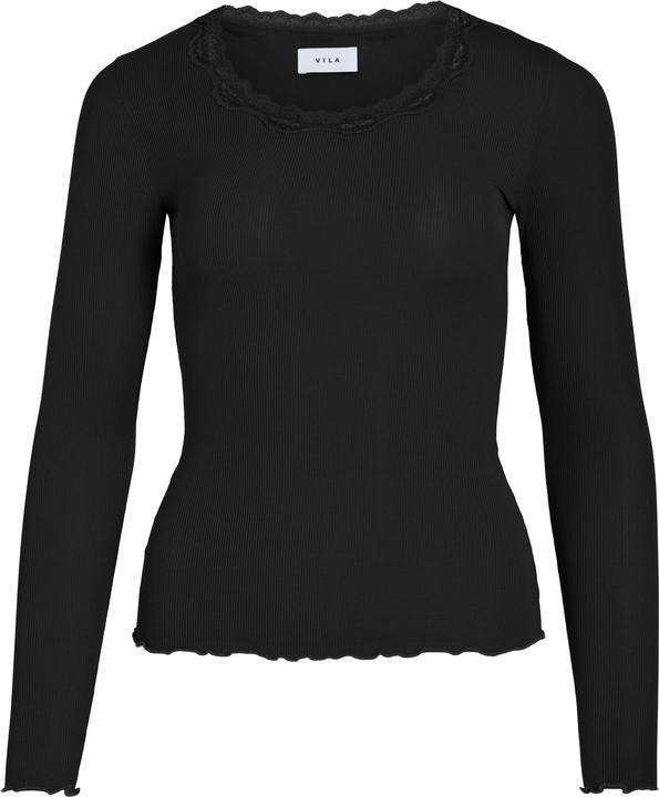 Actual product image Vila Round neck top with long sleeves (L)